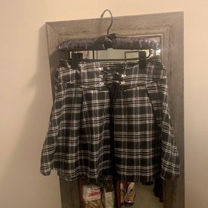 Lace up skater skirt from SHEIN size small (s)